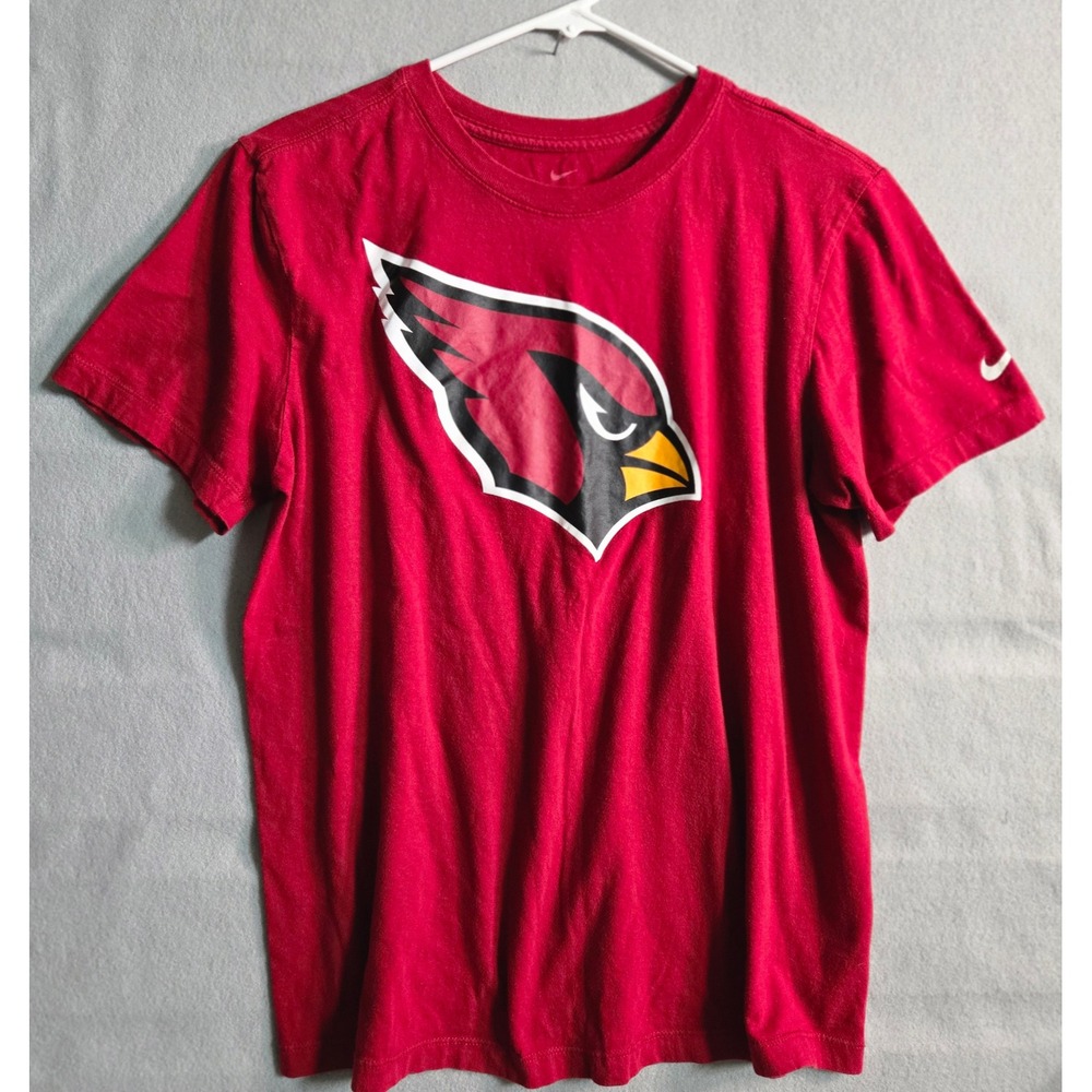 Nike Arizona Cardinals T-Shirt Mens Medium Red NFL Football Graphic Tee Logo‎